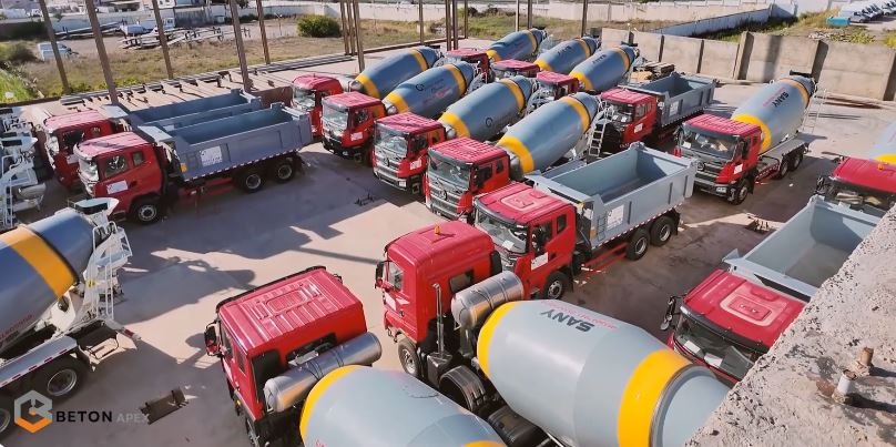 RECEPTION DU NOUVEAU MATERIEL POUR BETON APEX