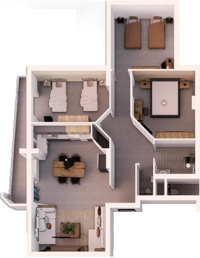 Plan Appartement F4