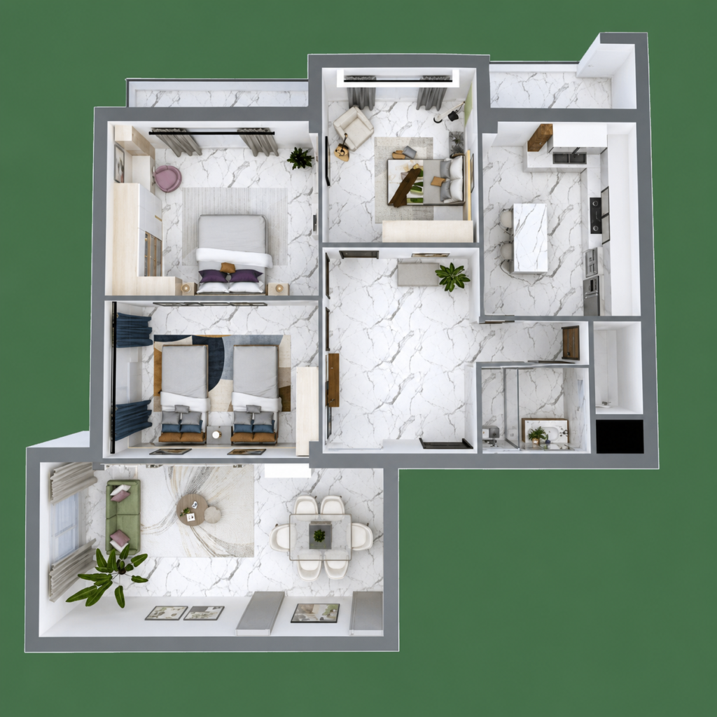 Vente appartement F4 a Jijel