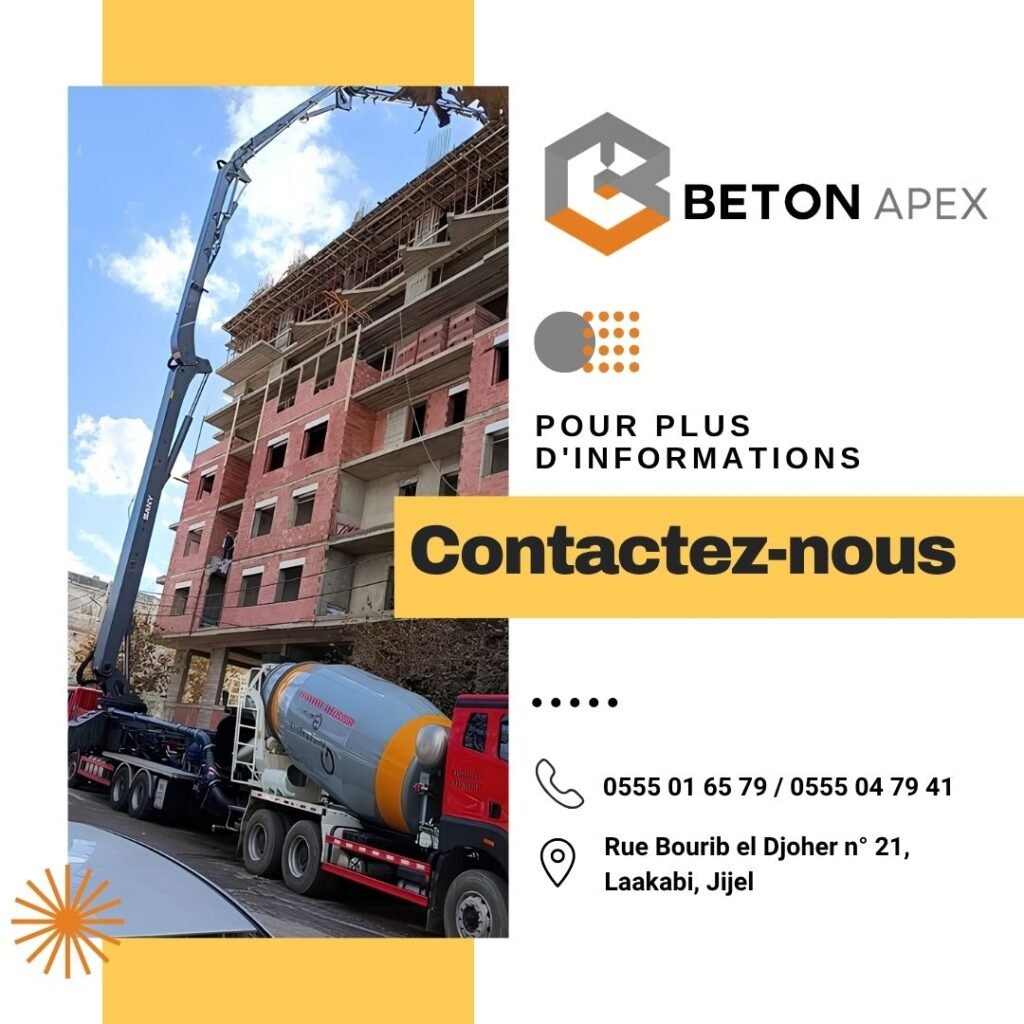 Contactez-nous: Béton Apex