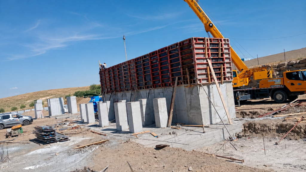 AADL 1000 Logements Sétif : Début des Travaux de Coffrage Tunnel à Shouf Lakdad