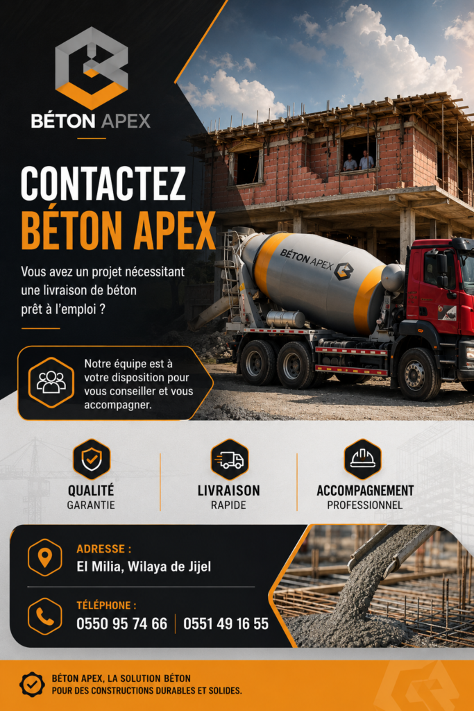 Contactez Béton Apex