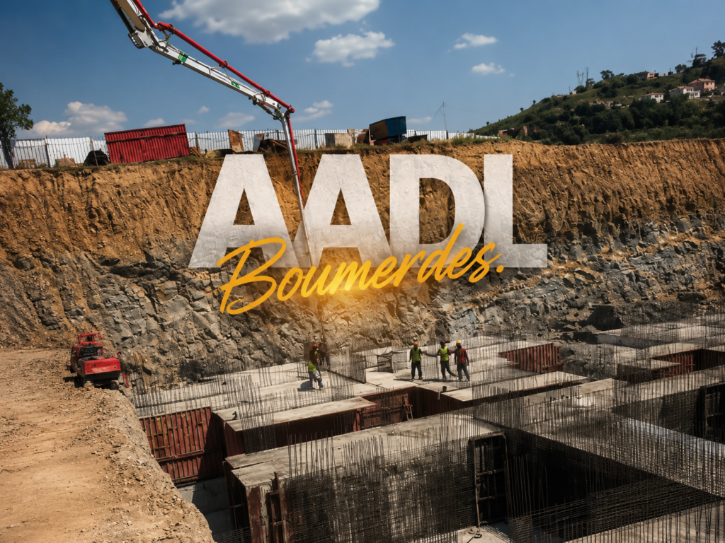 AADL Boumerdès : Les Travaux de Réalisation des 800 Logements en Location-Vente Progressent à Thenia
